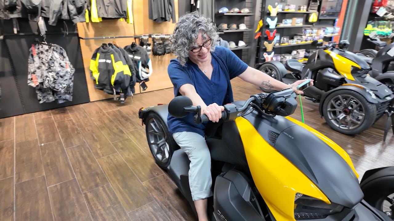 A New Chapter Begins: Tina Picks Up Her Can-Am Ryker