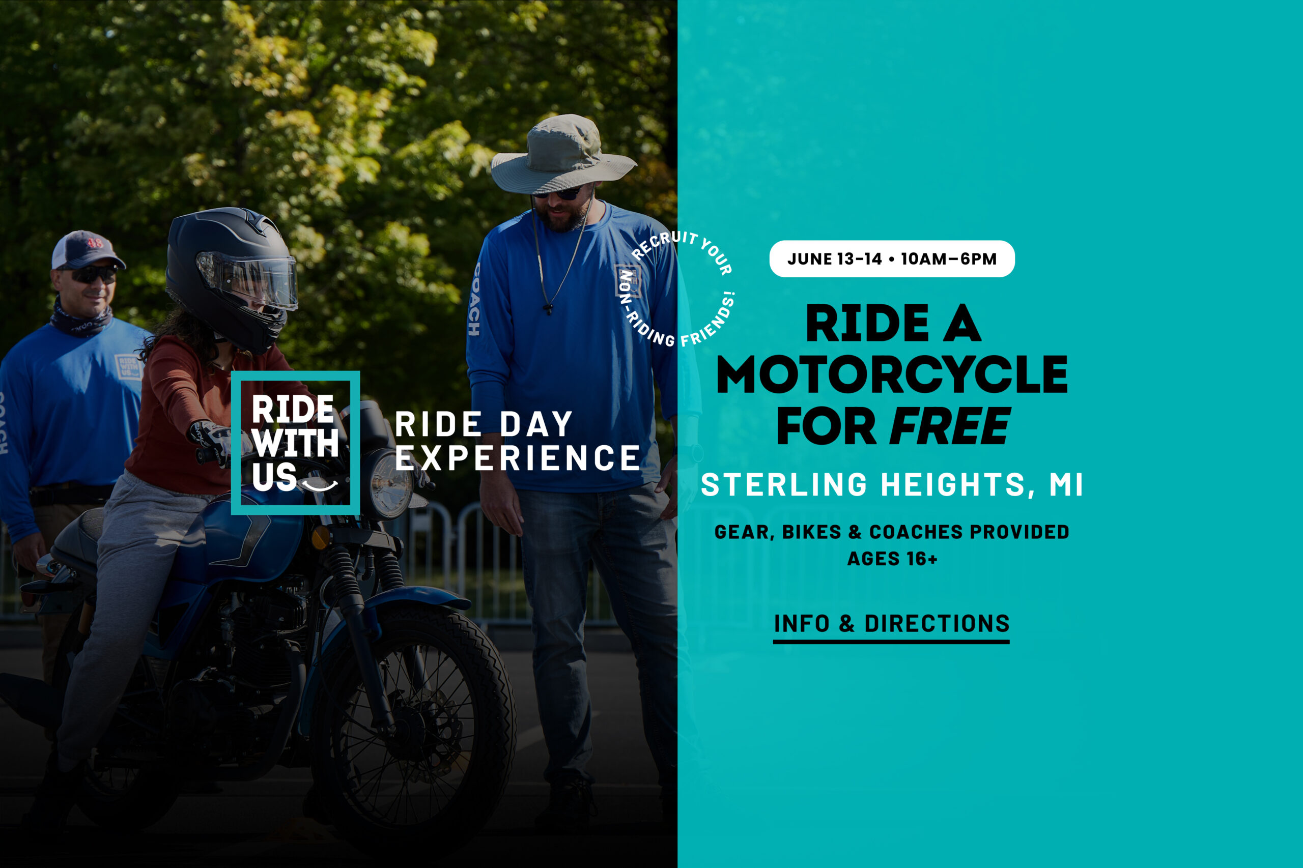 Ride With Us Ride Day Experience – Sterling Heights